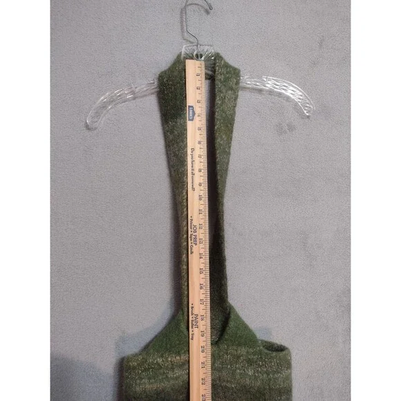 Wool Hobo Bucket Purse Bag in Shades of Green - About 10x10- Boho- Slouchy- EUC! - Picture 9 of 10